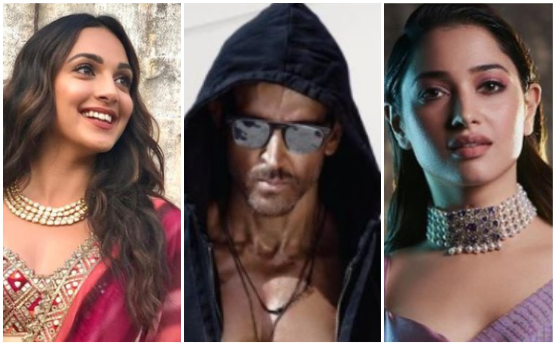 kiara advani, hrithik roshan and tamnna bhatia