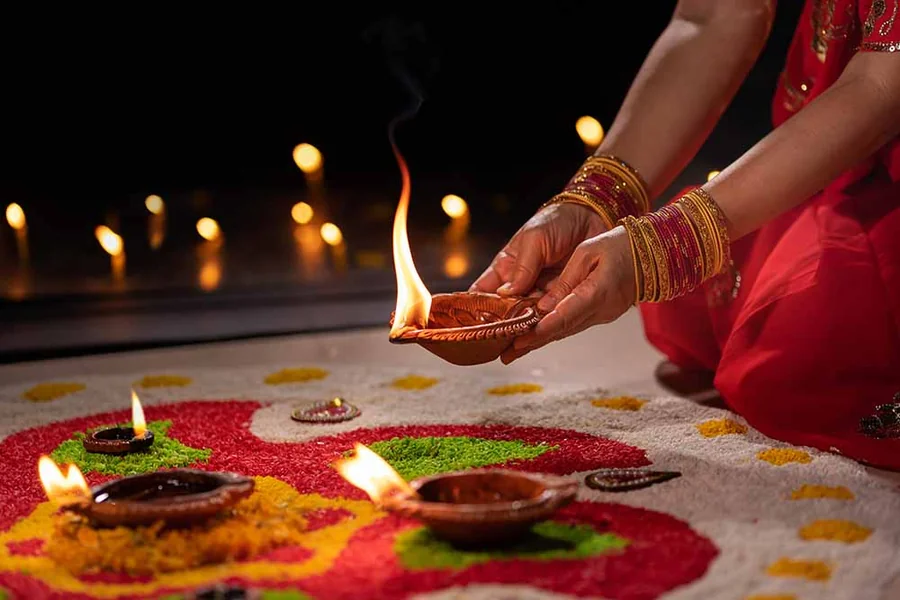 Diyas and Candles